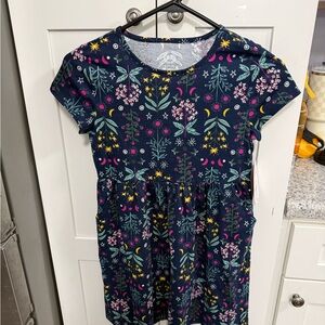 Wonder Nation Navy Floral  Dress